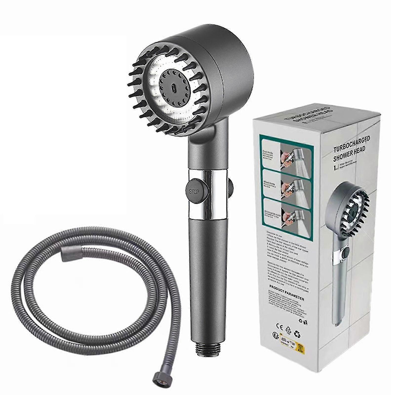 3-mode High Pressure Handheld Multifunctional Massage Shower Head