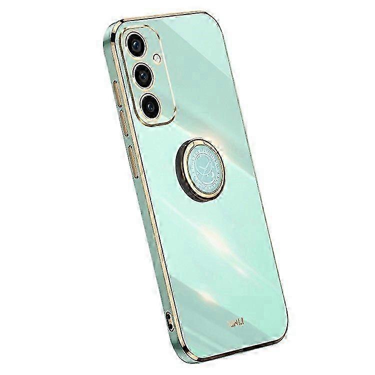 For Samsung Galaxy A36 5G Case Ring Kickstand Electroplating TPU Phone Cover