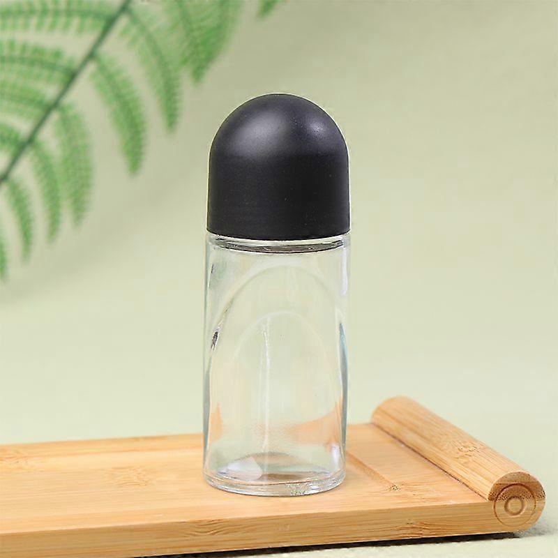 Extra Large 50ml Clear Glass Roll-on Bottle for Perfume Essential Oil Antiperspirant Gel Test