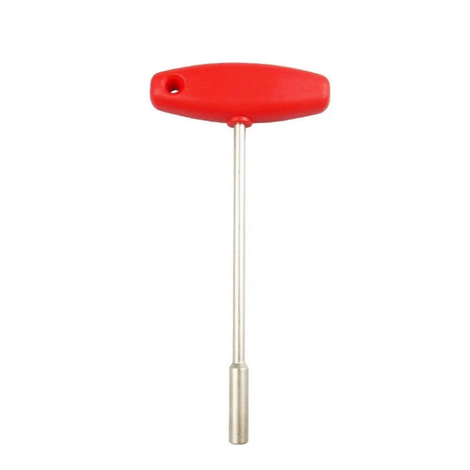Bicycle Concealed Spoke Wrench T Shaped Sleeve Built-in Spoke Tool(Square hole 3.2mm)