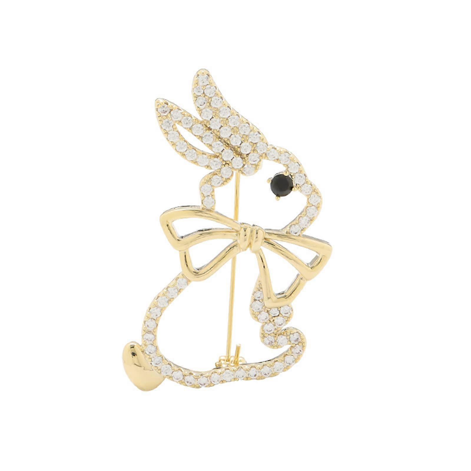 Cute bowknot rabbit brooch p wedding feast feast
