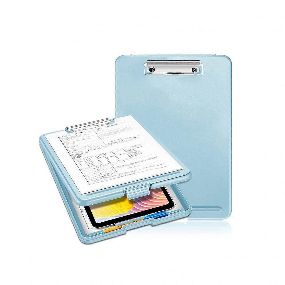 A4 clipboard with shelf, lightweight clipboard, portable clipboard with storage compartment