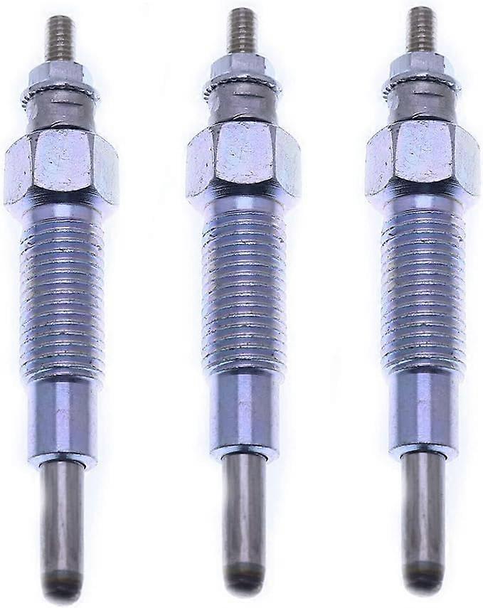 3X Glow Plug 1522165516 1522165512 Compatible with KH1 Kubota L185DT L245DT L295DT Diesel Engines