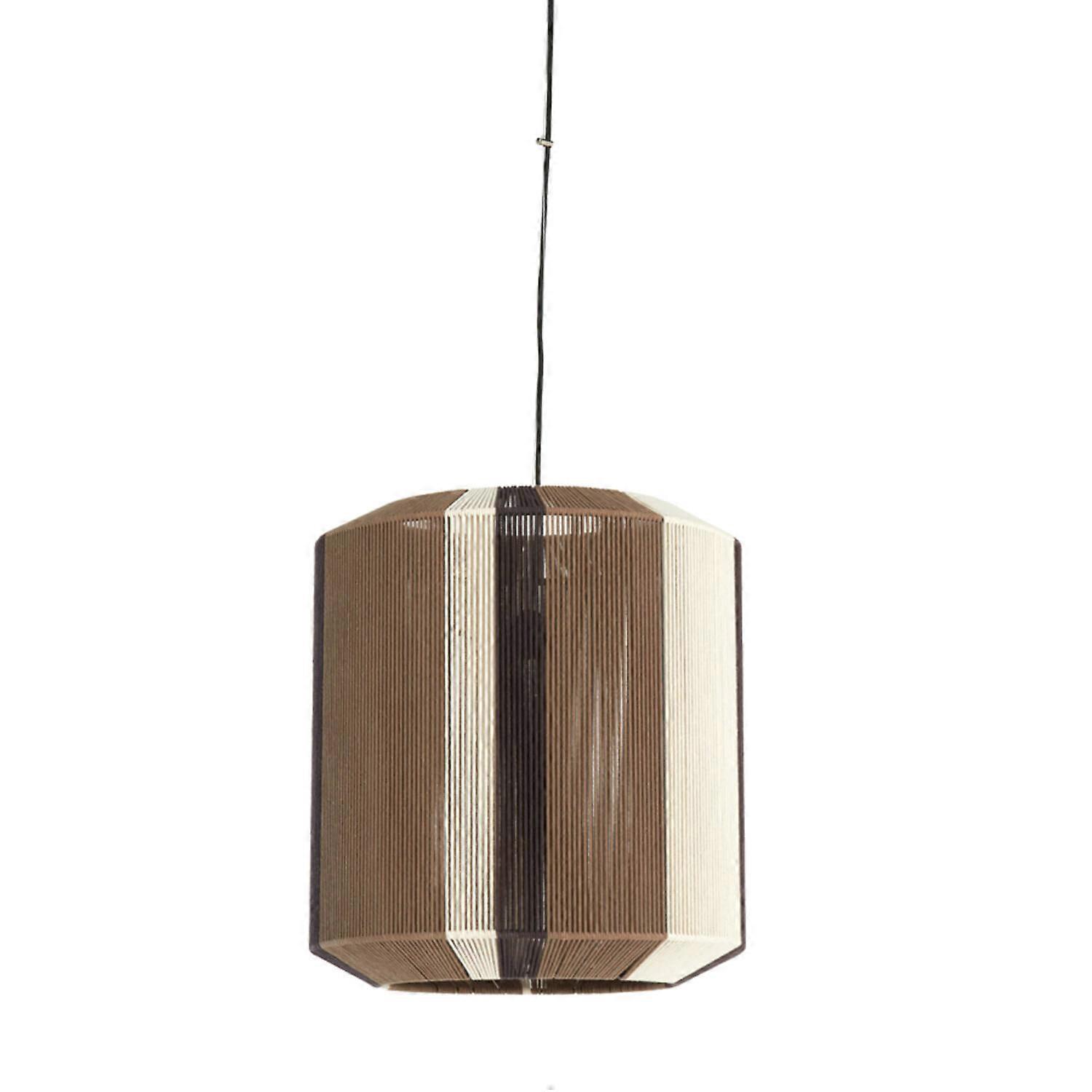 Light & Living lampada a sospensione Lampade a sospensione - marrone - tessile - 2982883