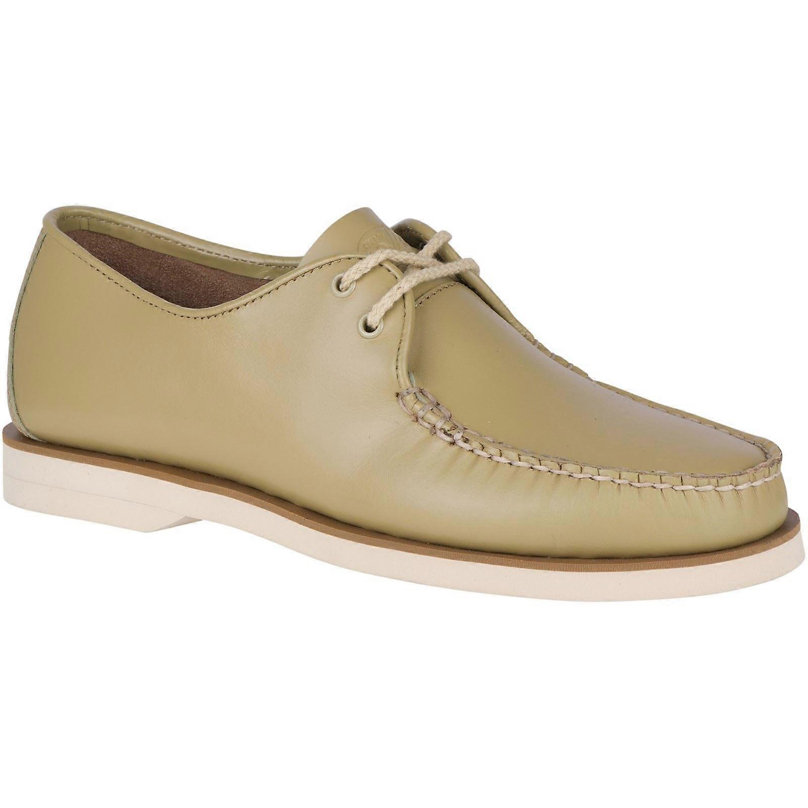 Sperry Captain's牛津浅棕色皮革男士蕾丝男鞋-9