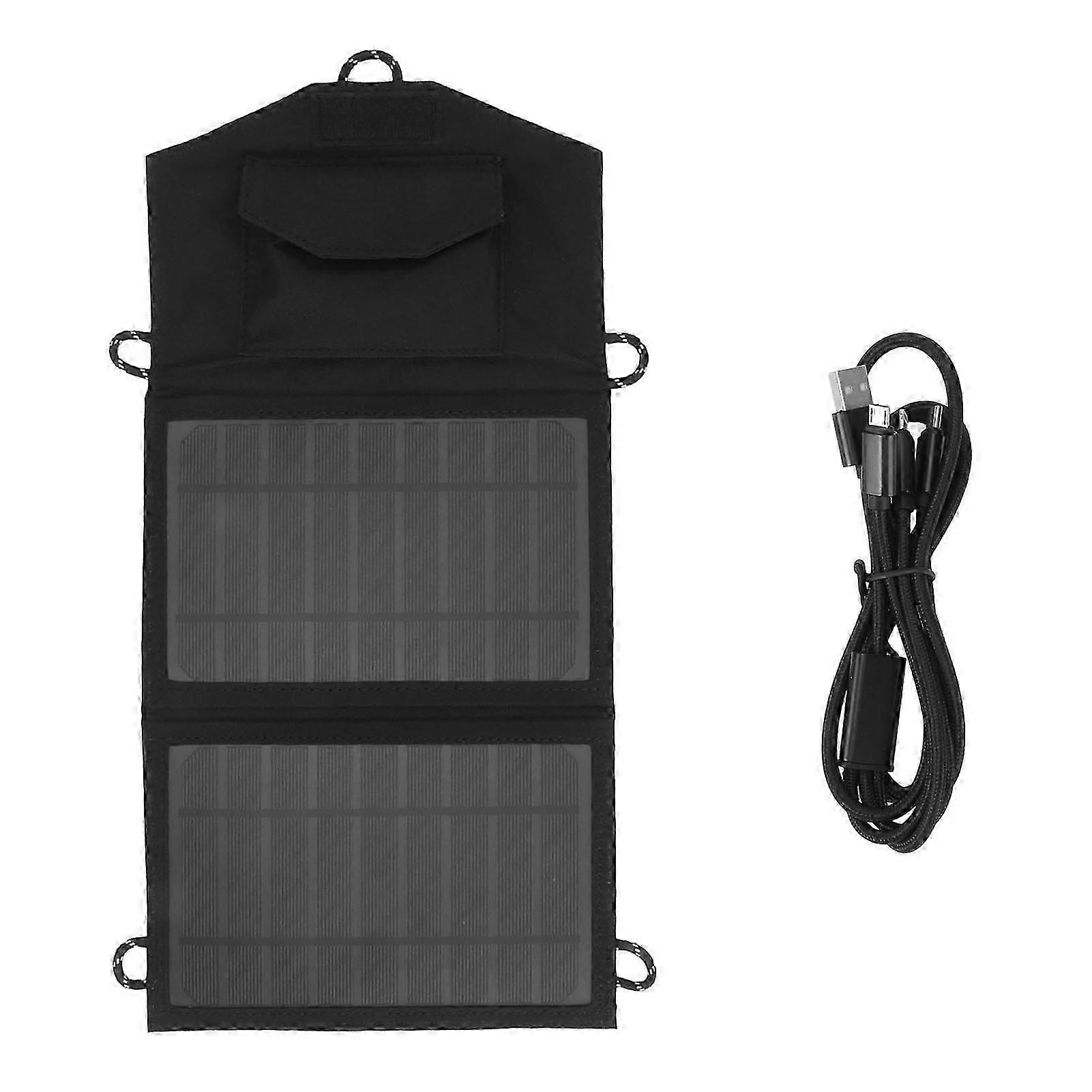 Solar Panel Monocrystalline Silicon High Efficiency Portable Foldable Solar Panel for Outdoor Camping RV Car Pet House