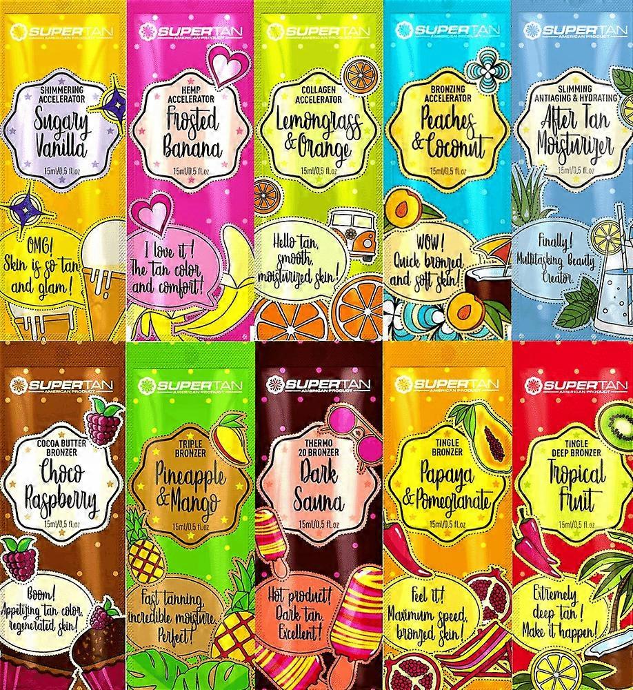 Supertan Tanning Sachets Set x10pcs