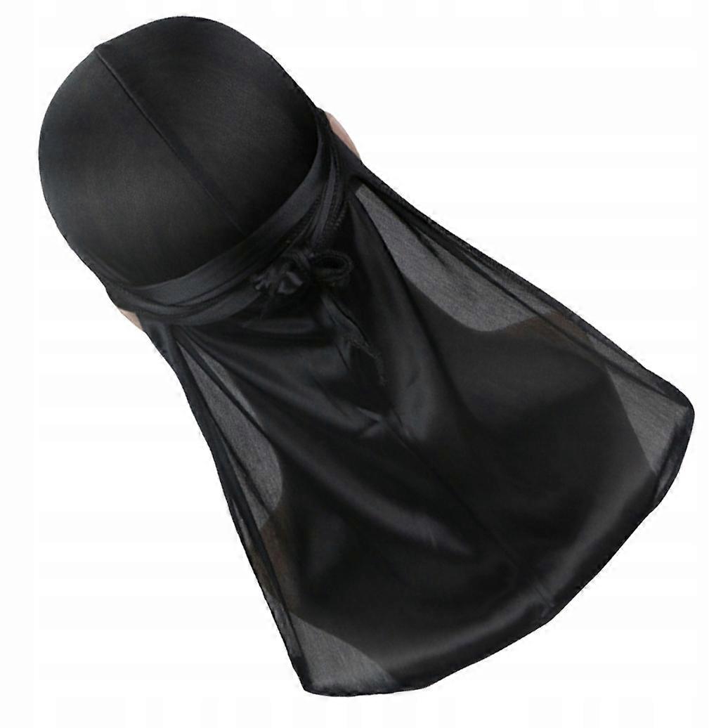 Turban En Satin Longue Queue Turban En Soie Hommes Et