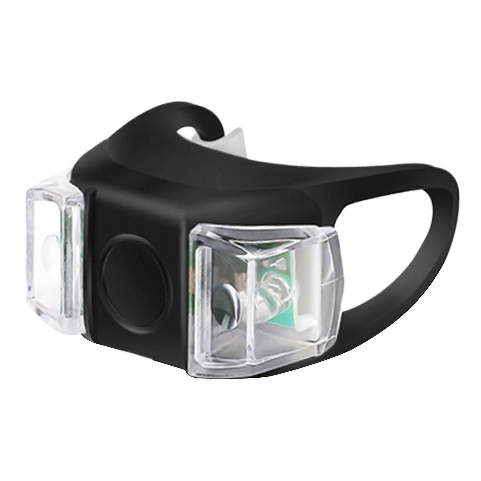 Bike Light Set - 3 Light Modes, Battery Operated, Waterproof Front & Rear LED Bicycle Headlight for Cycling Safety