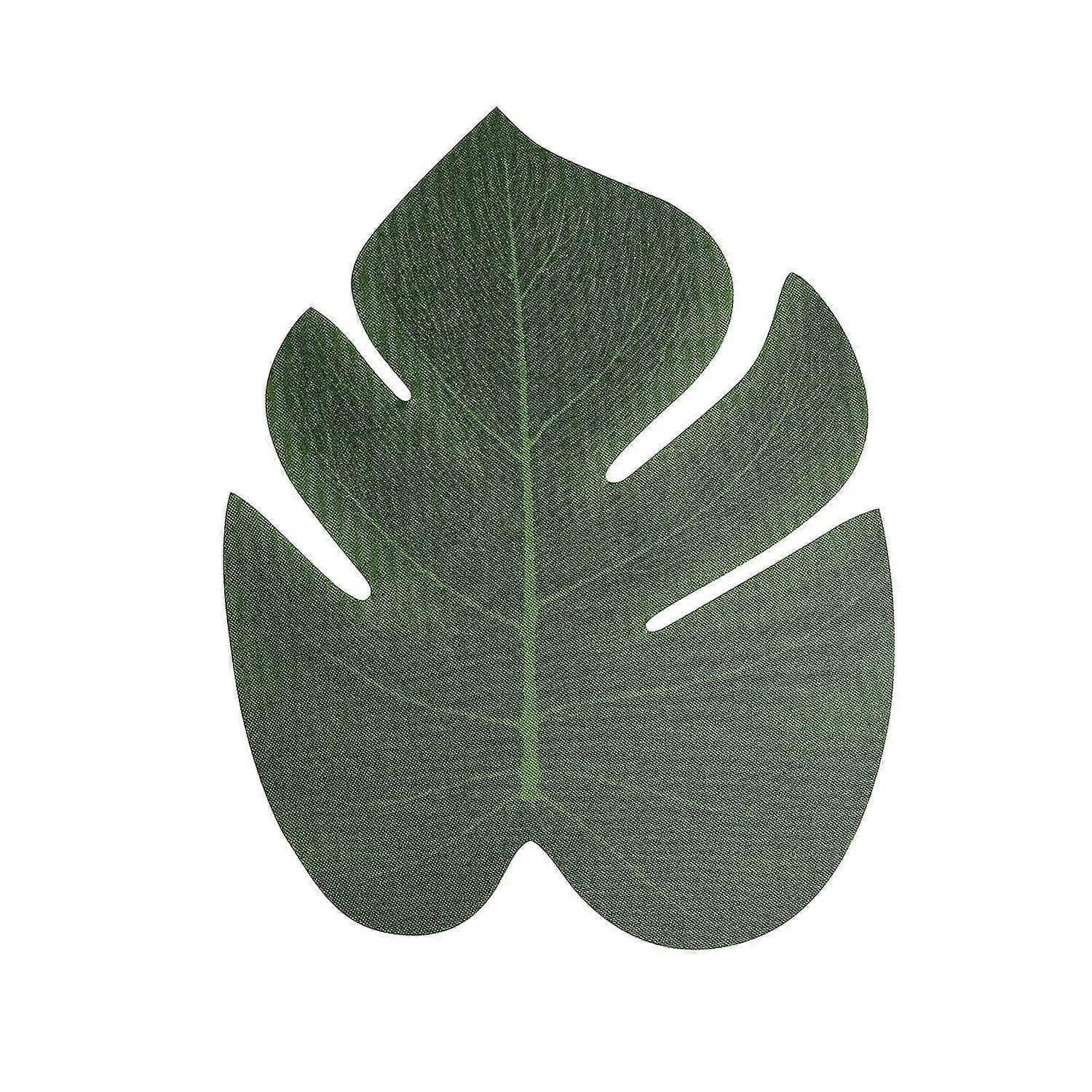 2pcsクリエイティブ北欧風シミュレーション葉タートルリーフホームデコレーショントロピカルリーフジャングルリーフデコレーション