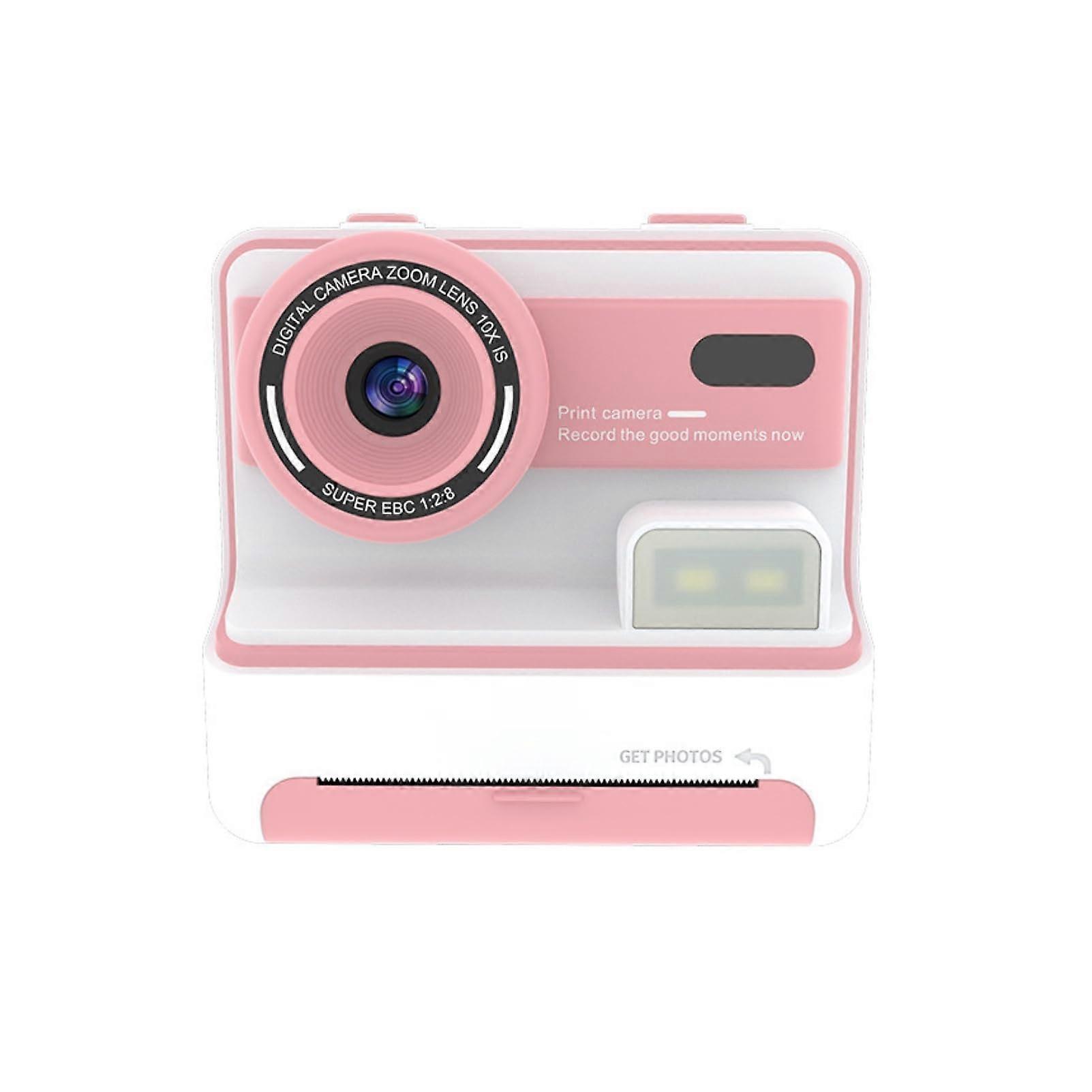 Kids Camera Instant Print, 2.4 Inch IPS Screen 1080P HD 48MP Photo Instant Camera for Kids