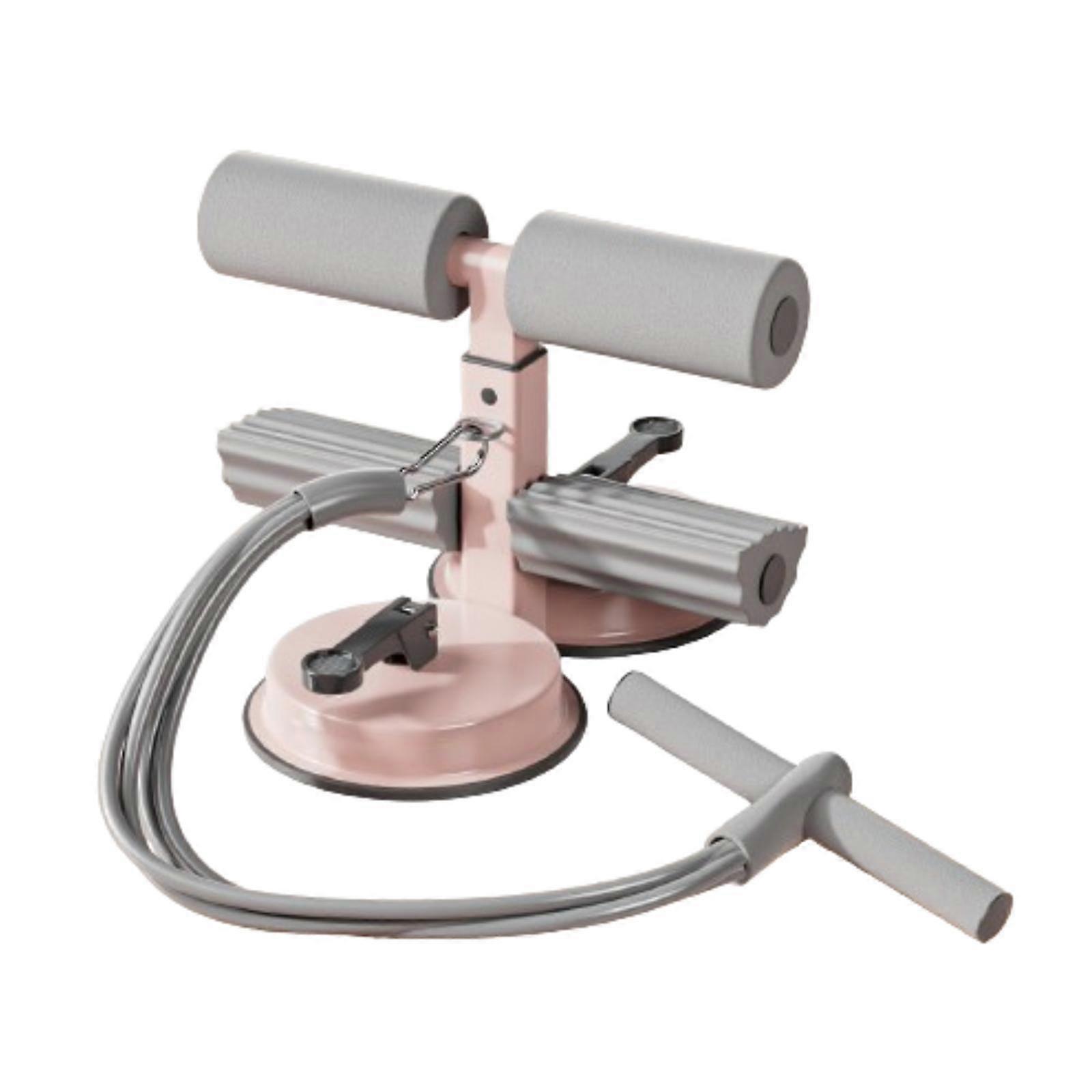 Sit up Bar Ab Machine Floor Holder Equipment Elastic Pull Rope Assistance Device