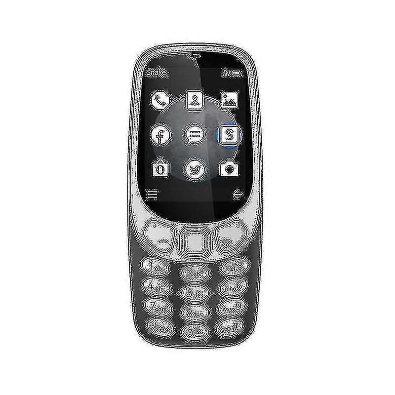 3310 Dual Sim Telefone Móvel Com Tela Colorida De 2,4 Polegadas E Bateria De Longa Duração