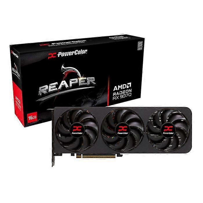Graphics card - PowerColor - Radeon RX 9070 - 16 GB - HDMI - PCI Express 4.0 x16
