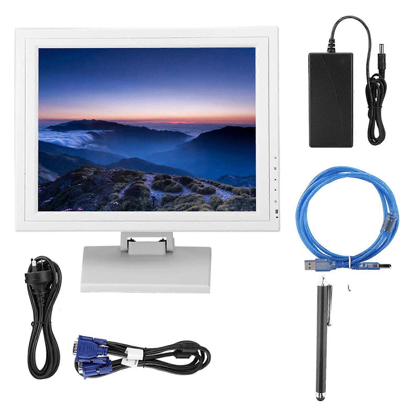 15-Zoll-TFT-LCD-Kapazitives Touchscreen-Display Registrierkasse Touch A la Carte 100-240V Weiß AU