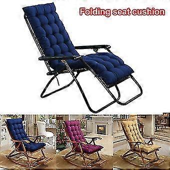 Lounger Cushion Soft Replacement High Seat Pad with Fixation Strap Large Rocking Chair Bench Pad for Patio 120x48cm