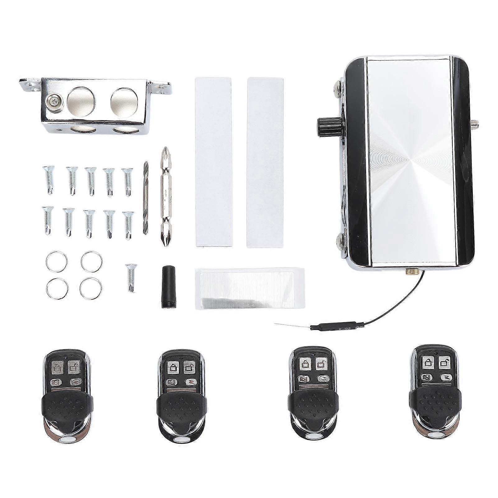 Keyless Entry Electronic Door Lock - Durable, Remote Control, Easy Install, Home Security