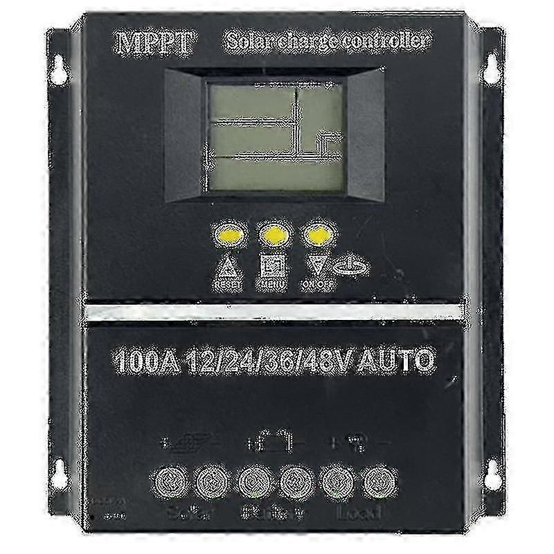 Pwm 100a 12v 24v 36v 48v Auto solární panel regulátor nabíjení solární FV nabíječka baterií s LCD Mppt-FCY lucky
