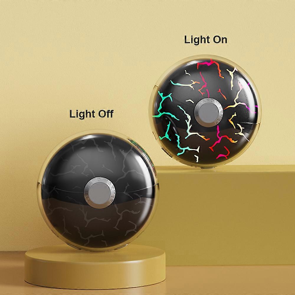 Portable LED Electric Warmer Travel Pockket Hand Heater 2-Level Adjustable Temperature 3s Quick Heating with Colorful Light Effects for Home Office