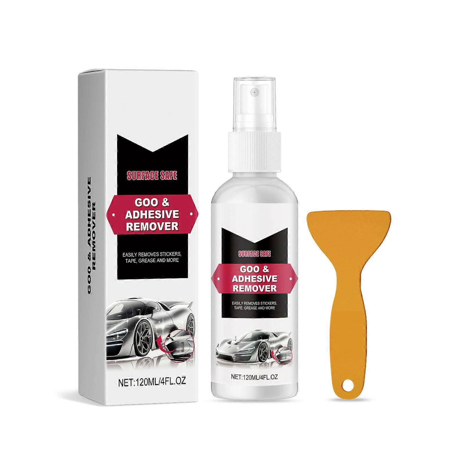 4oz Multipurpose Remover without Traces Quickly Remove Adhesive Attachment Car Adhesive Remover with Scraper