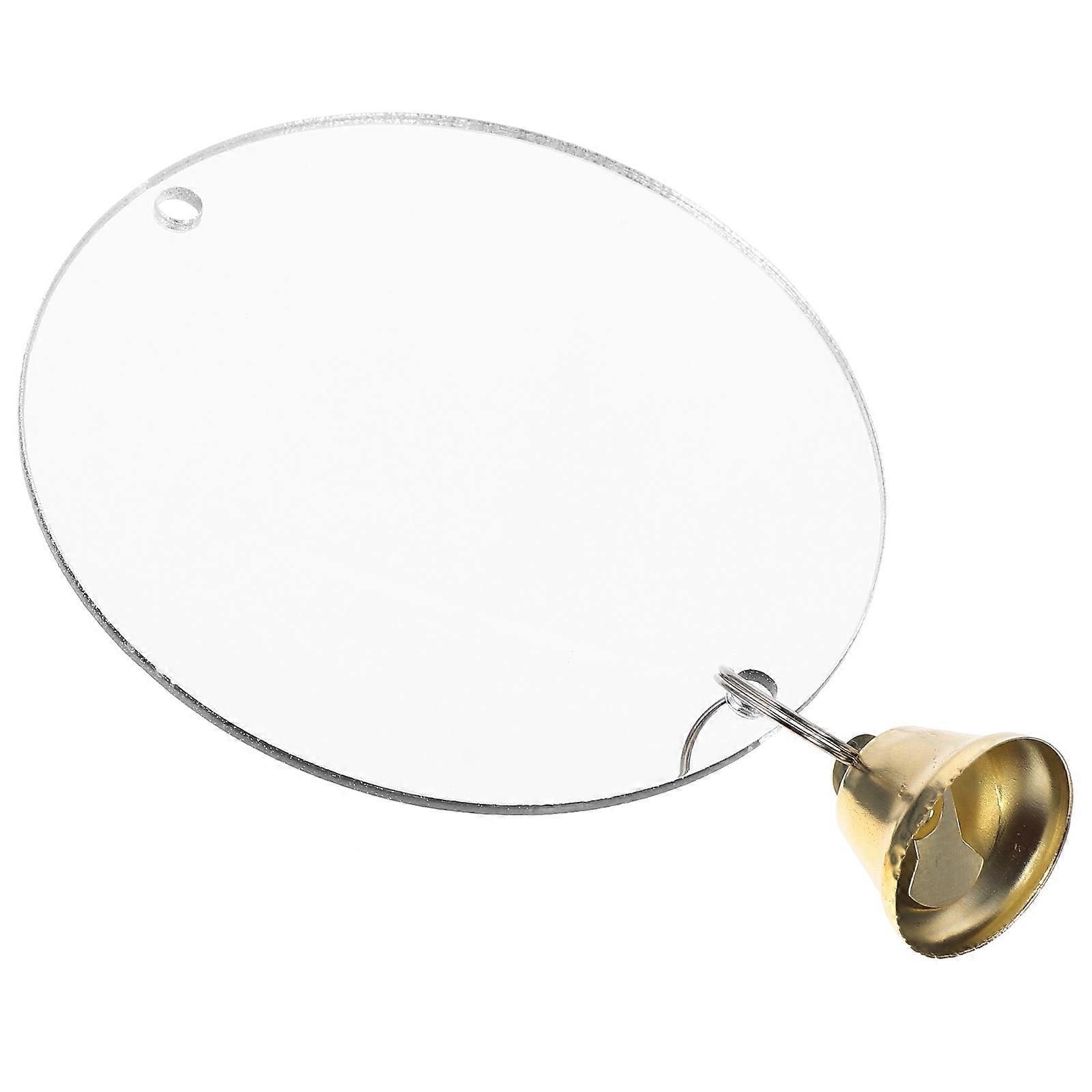 Interactive Parrot Toy with Mirror, Enhances Daily Cage Activity