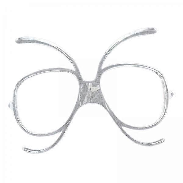 2x Ski Goggles Insert Adapter Inner Frame Lightweight Easy to Use Transparent