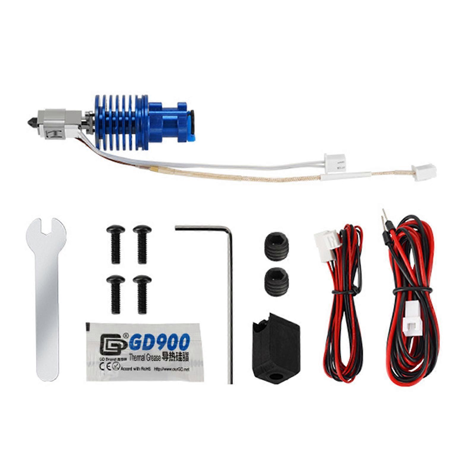 3D Printer Hot End Printhead Extrusion Accessories High Temperature and Speed Print Head Kit for TZ E3 2.0/TZ V6 2.0