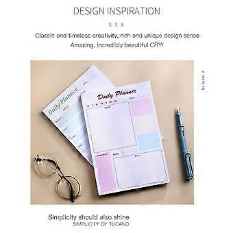 Desk Planner to Do List Daily Plan Notepad Tear off Planner Pad Daily ...