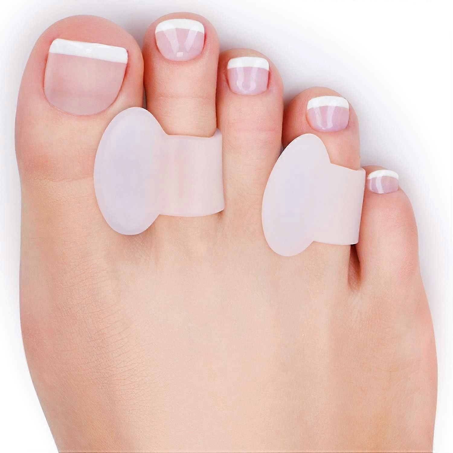 16 pieces gel toe separators small toe separators small toe pads toe separators to prevent overlapping friction
