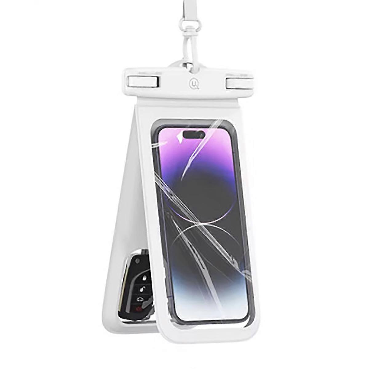 Coque Smartphone étanche 7' Double Pocket IP68, Blanc