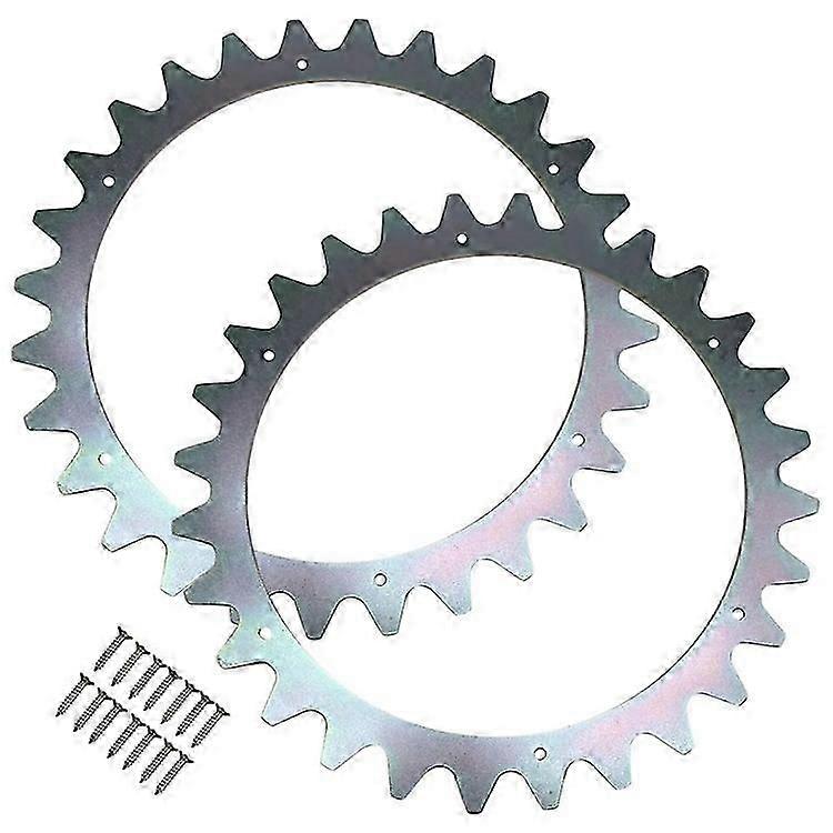 TLWH-02 2 Spare Cutting Spikes Compatible with Husqvarna Automower 315/310/305 Robotic Lawn Mower with 14 Self-Tapping Screws