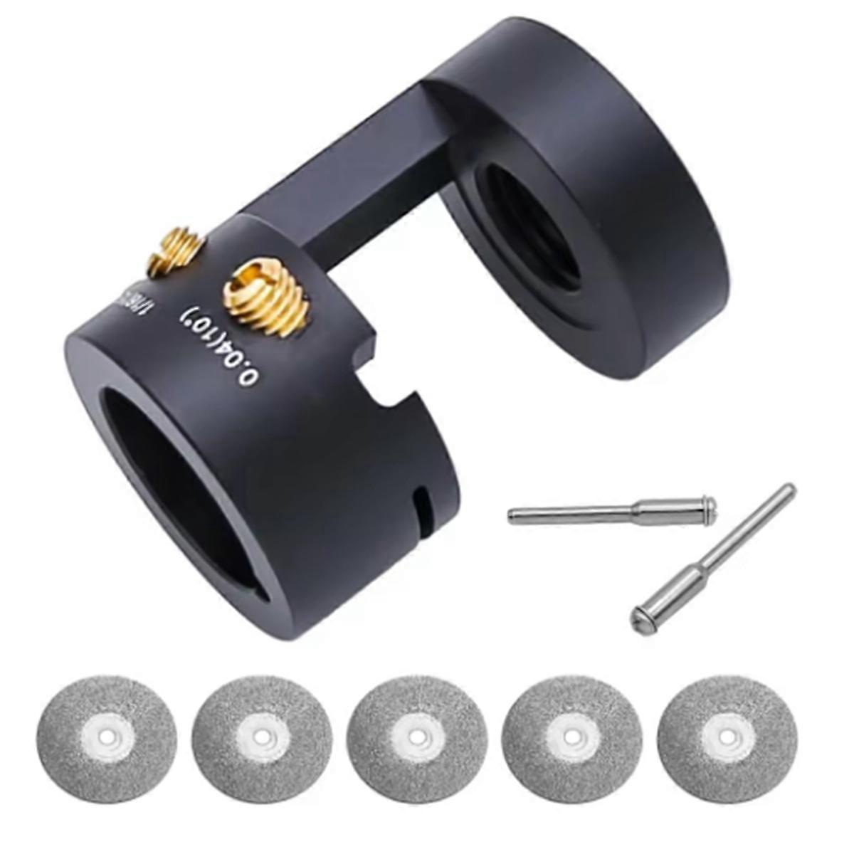 Electrode Sharpener Multiple Angles Welding Electrode Grinder with Connecting Rods Cutoff Slot for