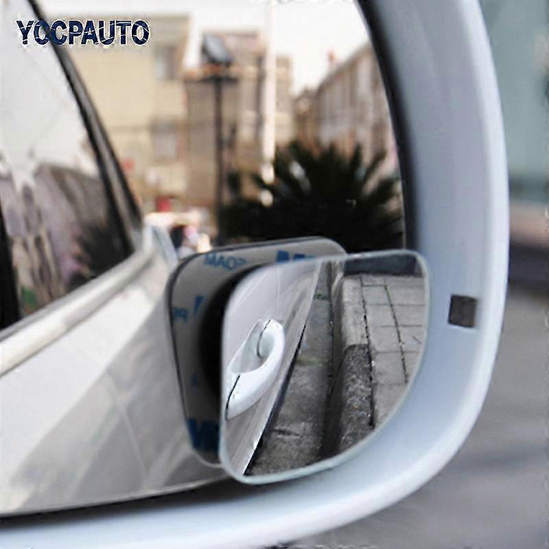 Extra Wide Angle Adjustable Rearview Mirrors for Vehicles - 2 Pieces of Blind Spot Mirrors for Enhanced Safety