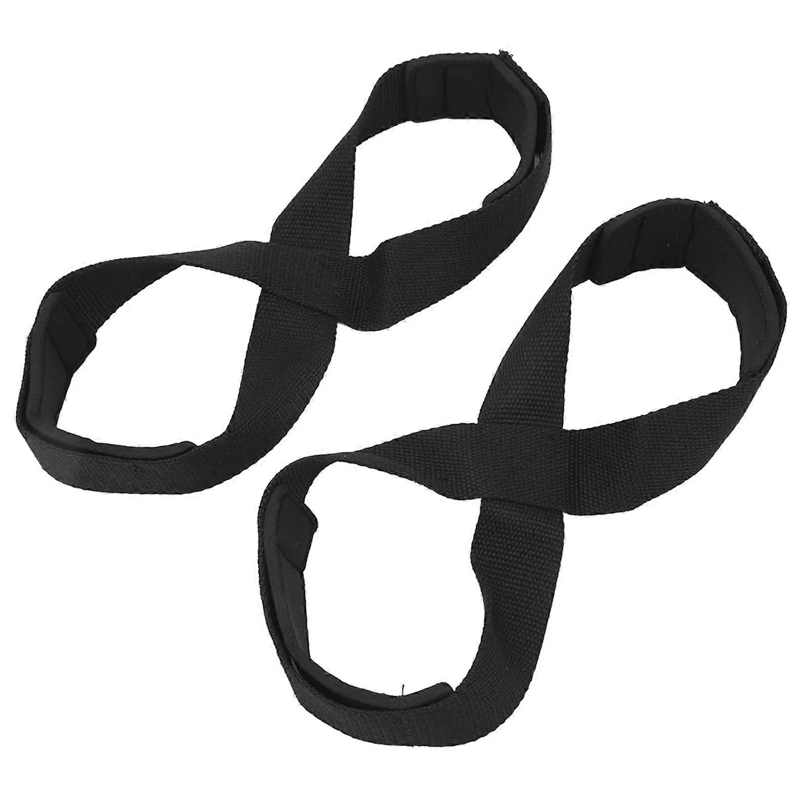 Powerlifting Antislip Straps - 8 Professional Weightlifting Straps for Enhanced Grip and Stability