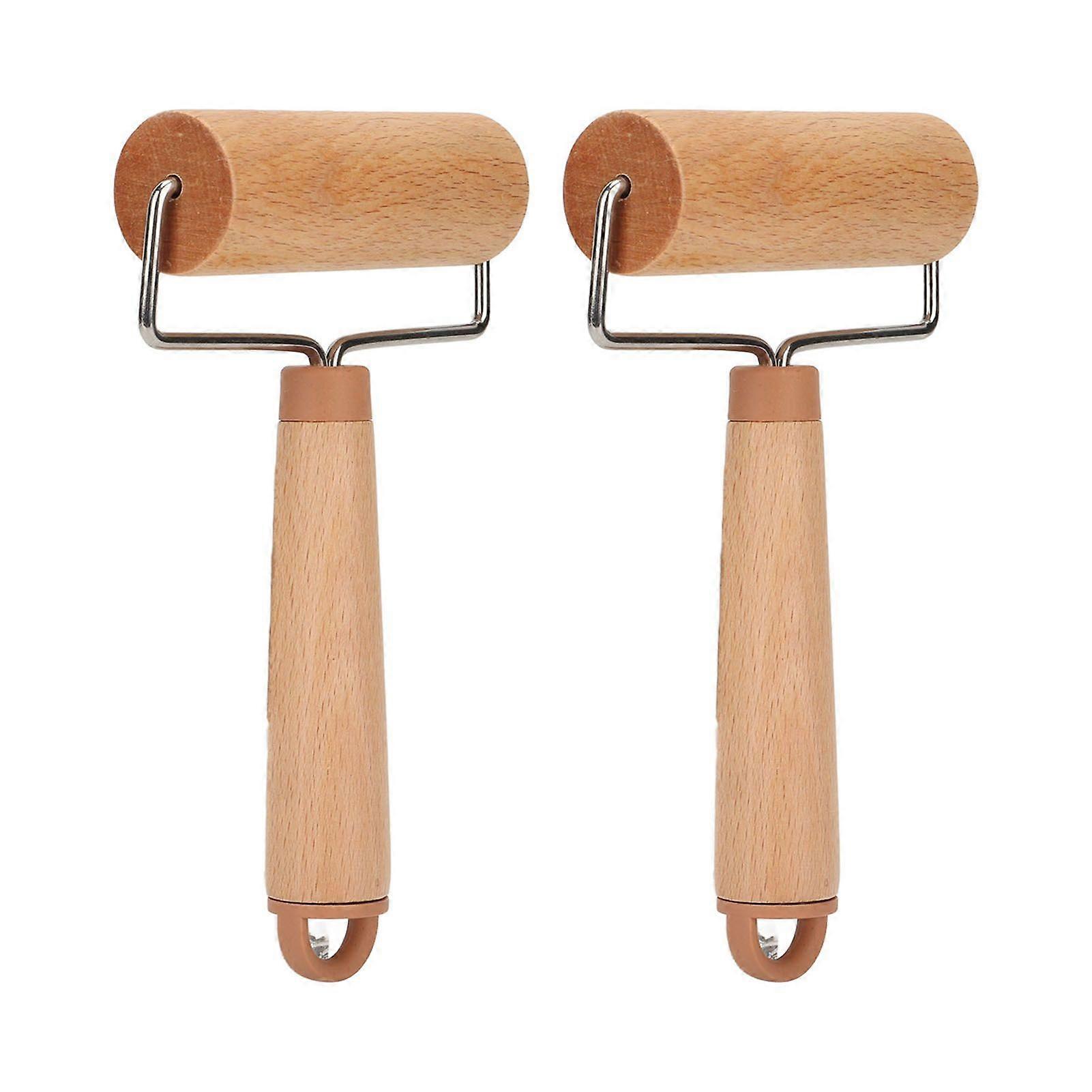 2025 Latest Model  2Pcs Small Rolling Pin 360 Degrees Rotation Ergonomic