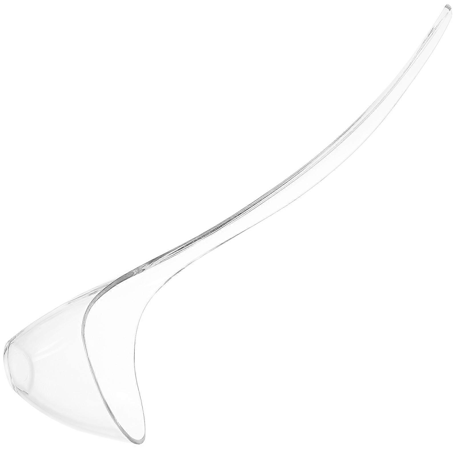 Here's a refined and professional product description based on your input:
**Transparent Plastic Ladle with Long Ergonomic Handle – Lightweight &