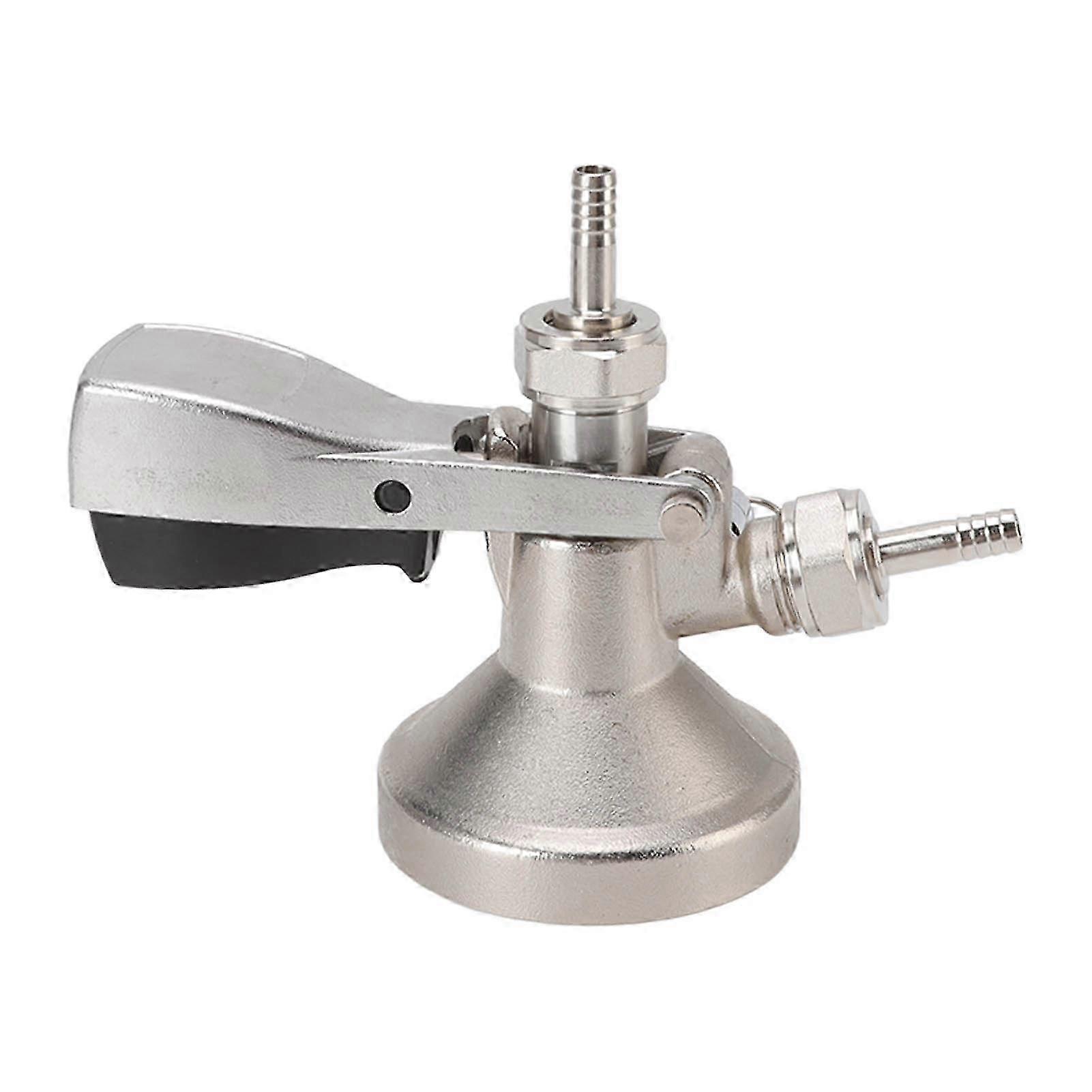 Stainless Steel Beer Keg Coupler with Brass Body for Bar Party Dispenser