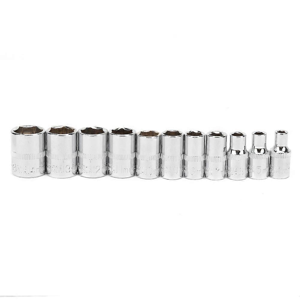 Chrome vanadium steel hexagonal socket wrench set 4 - 14mm specification, 5cm in length