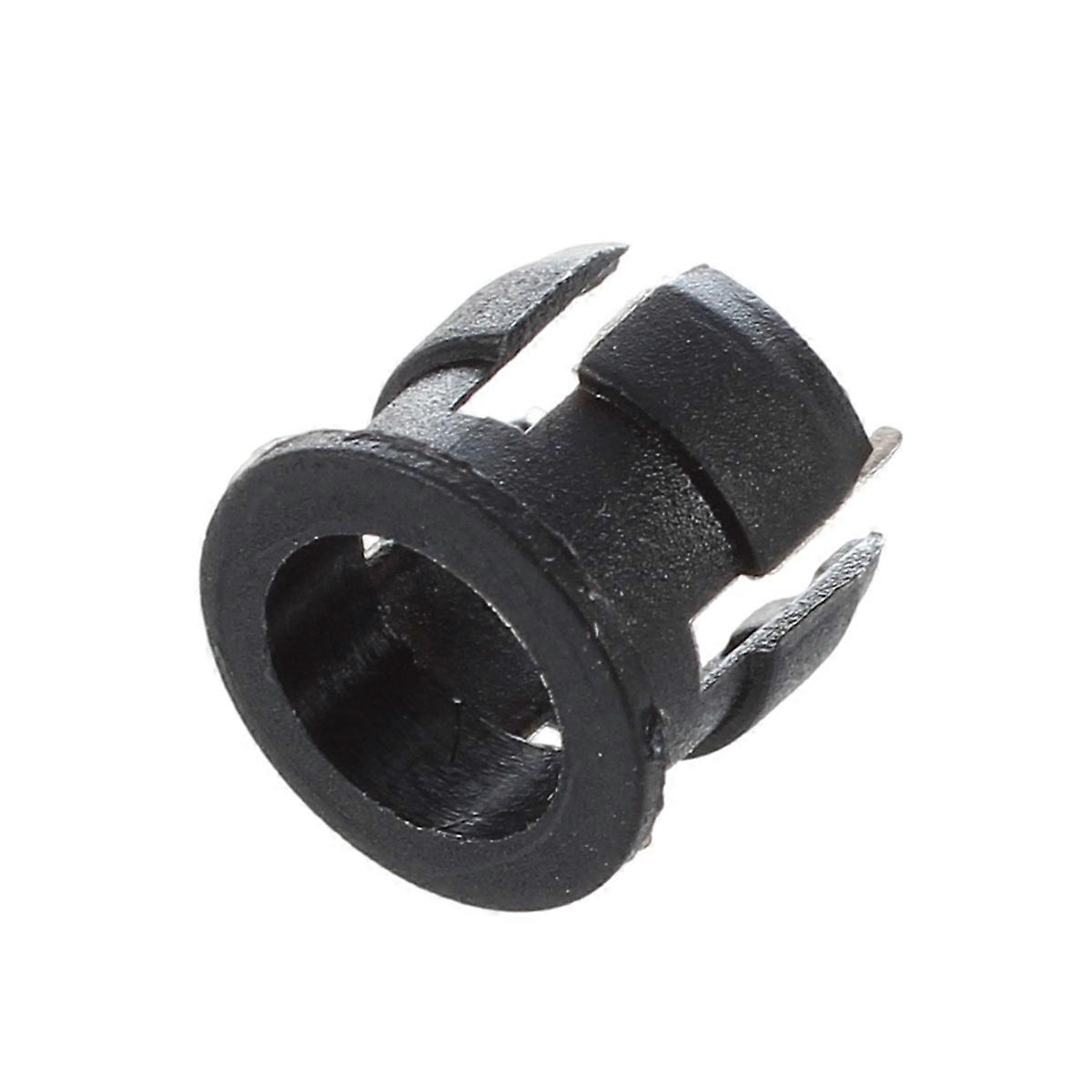 50 5mm Black Plastic LED Holder Case Clip Display Panel