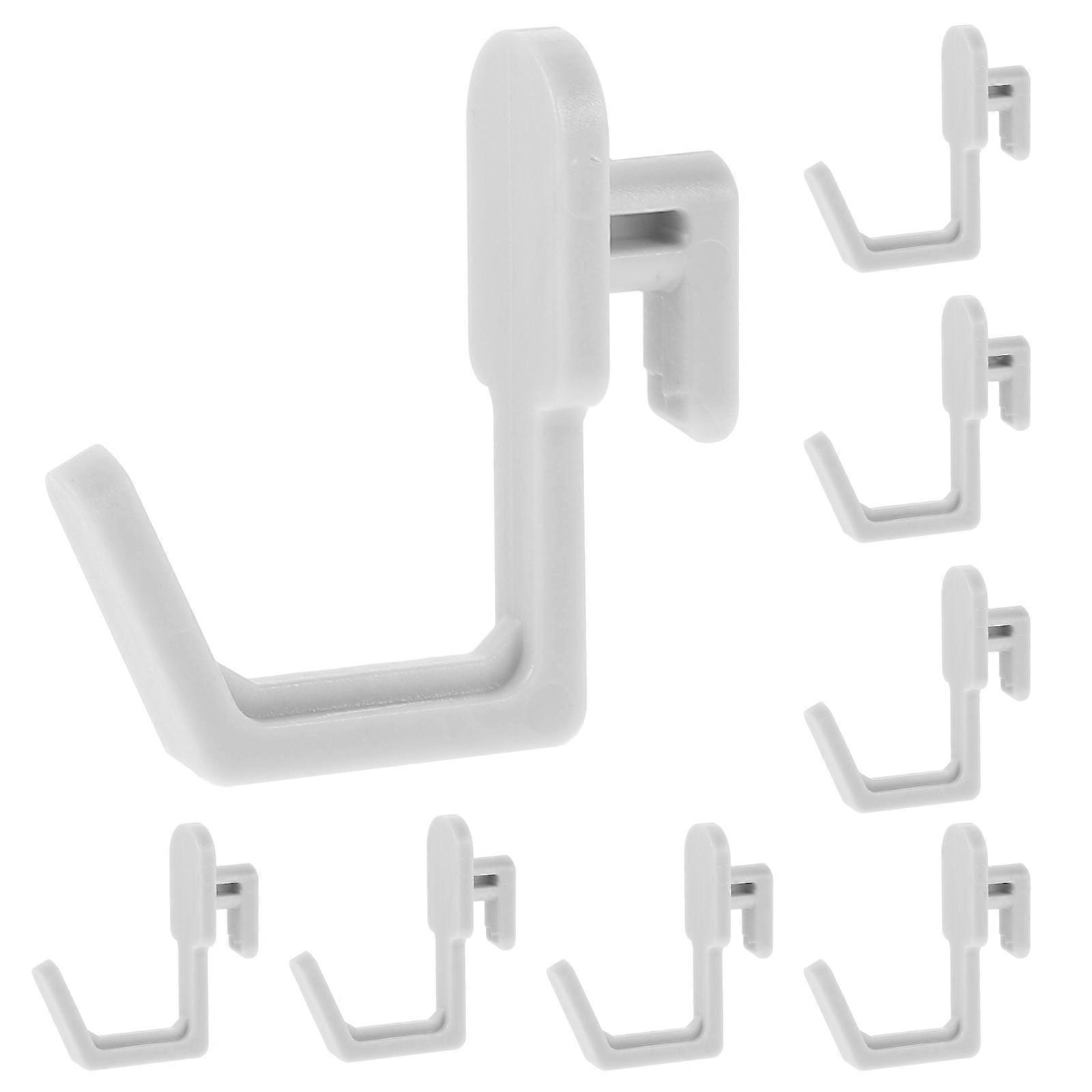 20pcs μικρές γκρίζες κρεμάστρες χρησιμότητας γάντζων Pegboard για το γκαράζ, την κουζίνα &την οργάνωση αποθήκευσης λουτρών