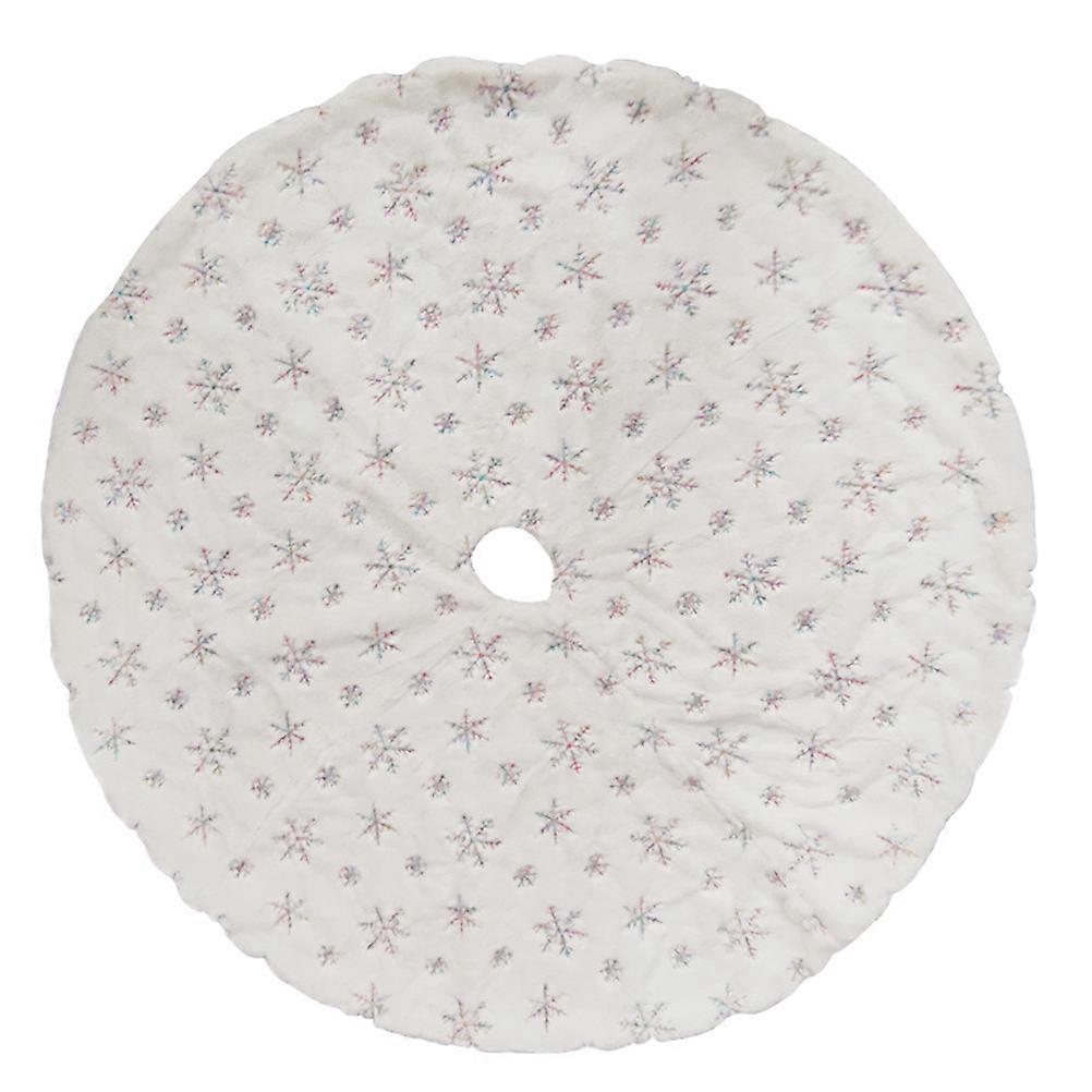 Christmas Tree Skirt Decoration Mat for Indoor Holiday Home Office Use Easy Installation Festive Decor
