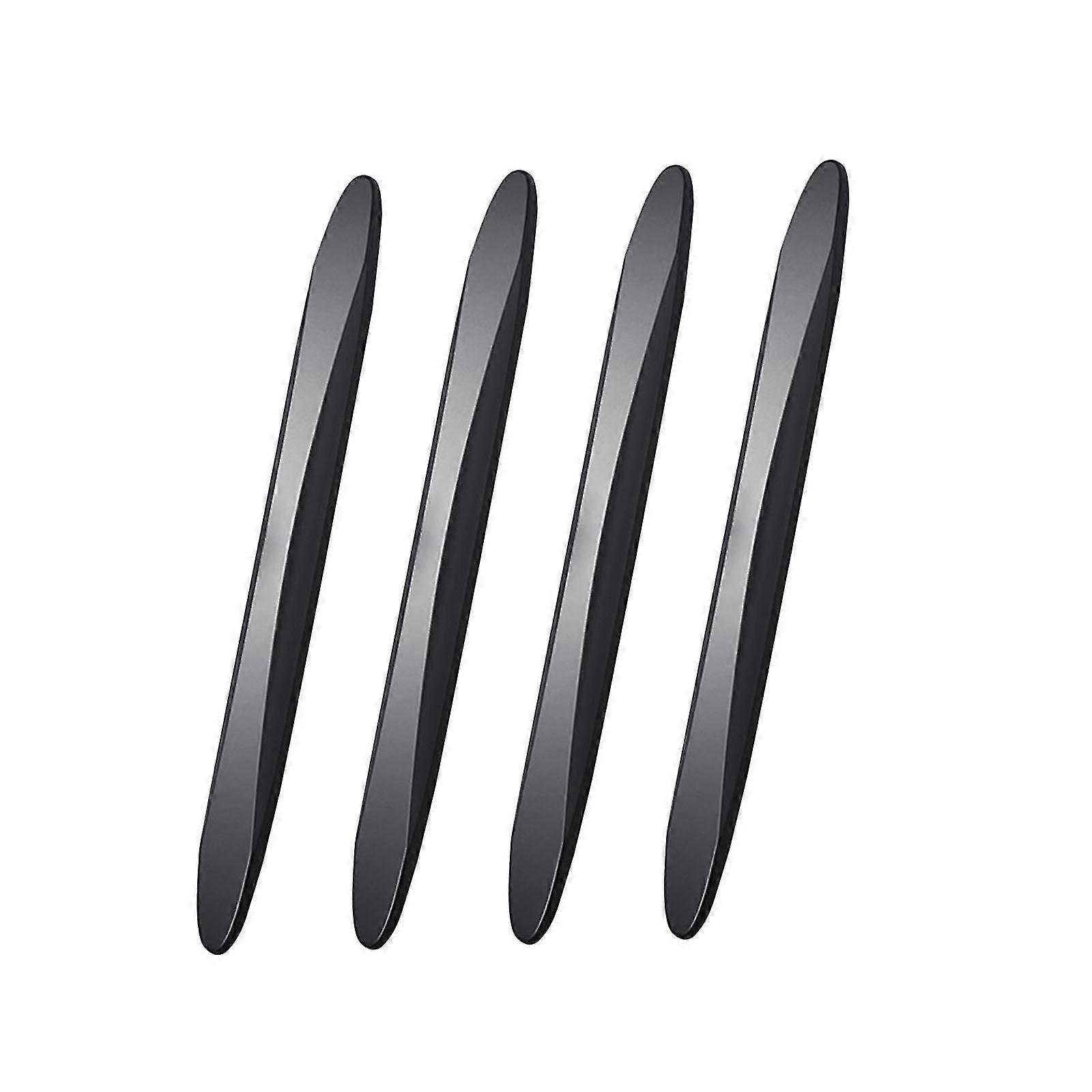 4x Generic Car Door Anti Collision Strip Bendable Side Door Edge Trim Decals Clear