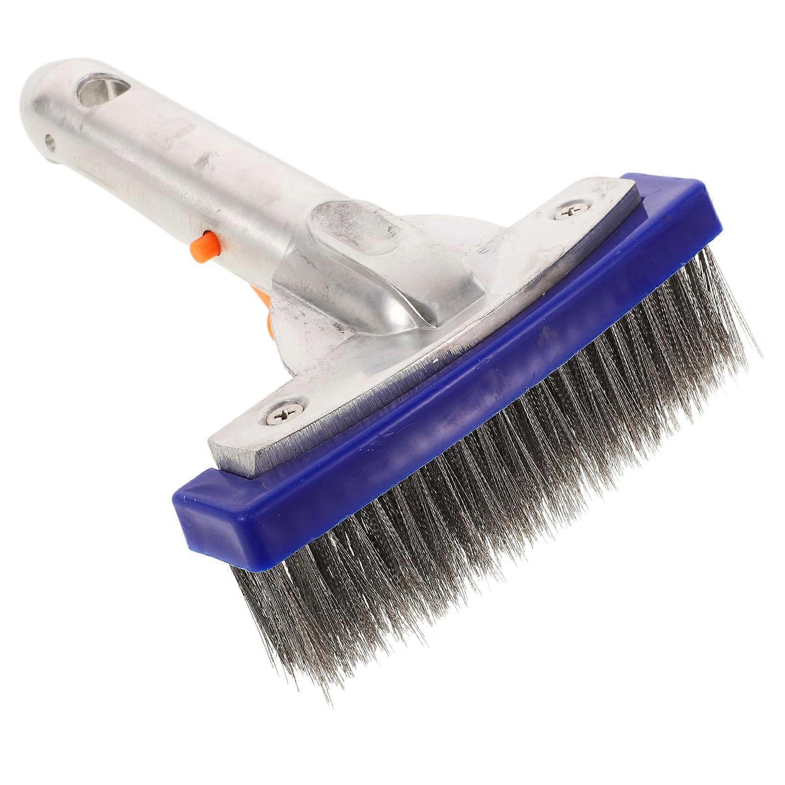 Brosse d’autolaveuse de piscine robuste Brosse de piscine en alliage d’aluminium pour outil de nettoyage de piscine Multi 18.00X14.00X6.00CM Élimination des taches 1Set