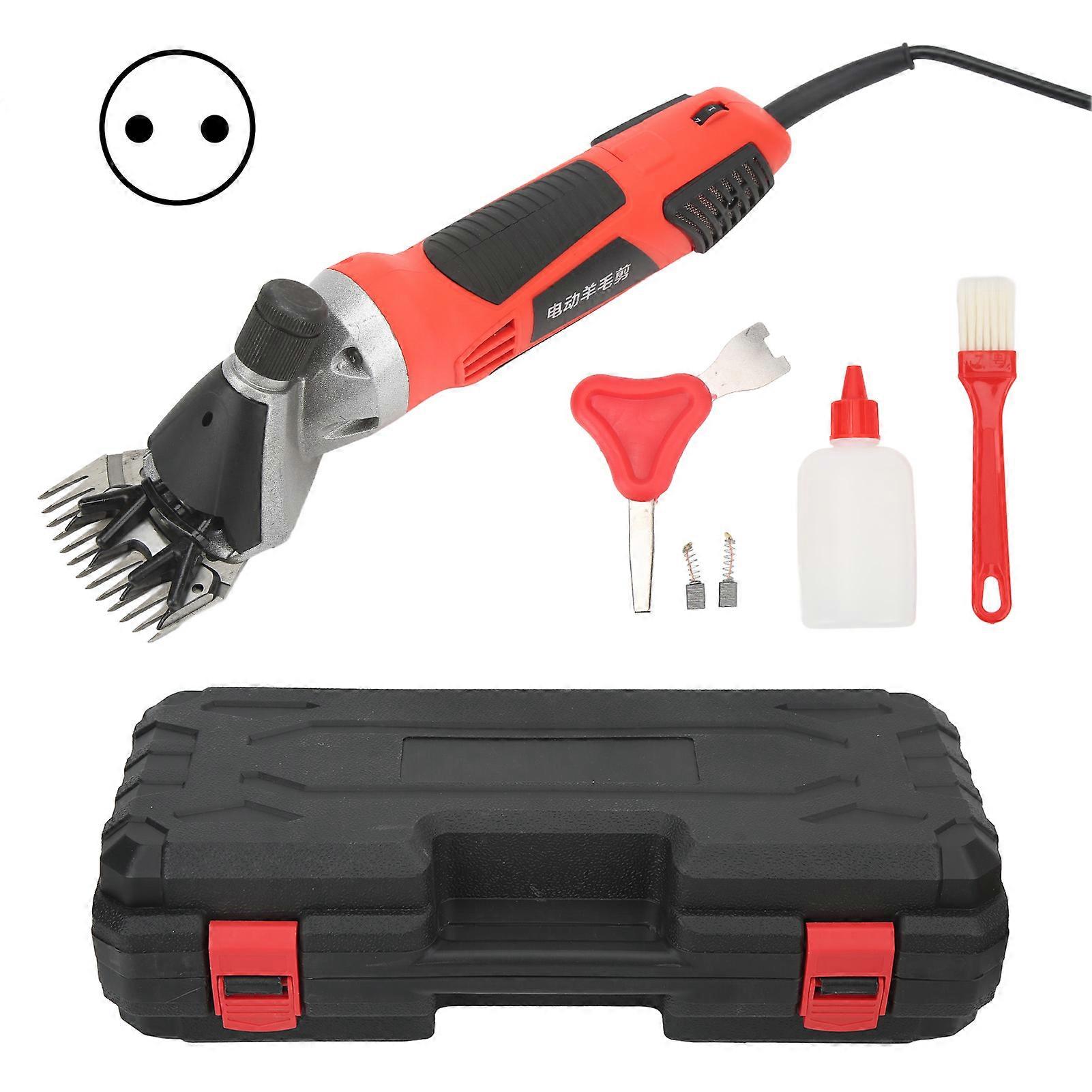 Sheep Shears Electric Wool Clipper Grooming Cutter 1000W 6 Speeds Control for Goats Llamas EU Plug 220V