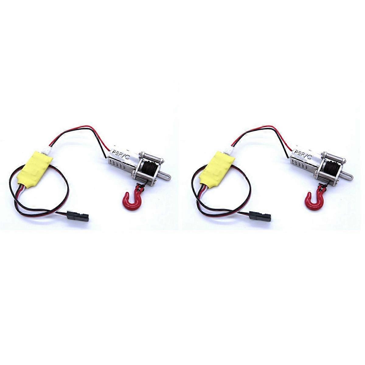 Metal Automatic Simulated Winch with 3CH Receiver Cable for B14