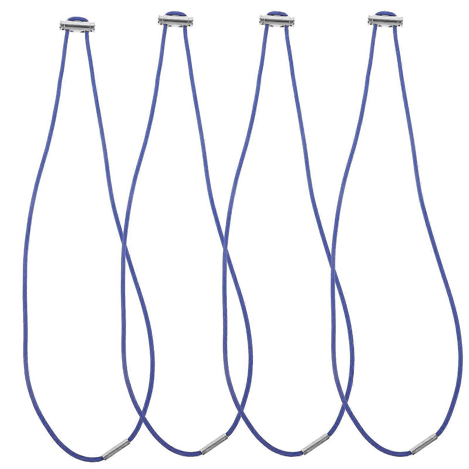 4pcs Trash Bag Fixing Band Practical Garbage Bag Bands Elastic Trash Bag Bands (70cm Circumference)