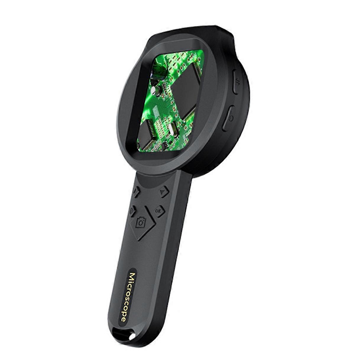 For RIEVBCAU Digital Microscope 100X Coin Microscope with 2-Inch Screen Magnifying Glass with Light