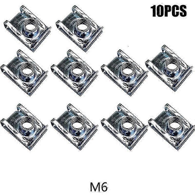 10pcs U Type Clips for Auto Motorcycle Scooter ATV Moped with Thread Sizes 8mm 5mm 6mm 4mm
