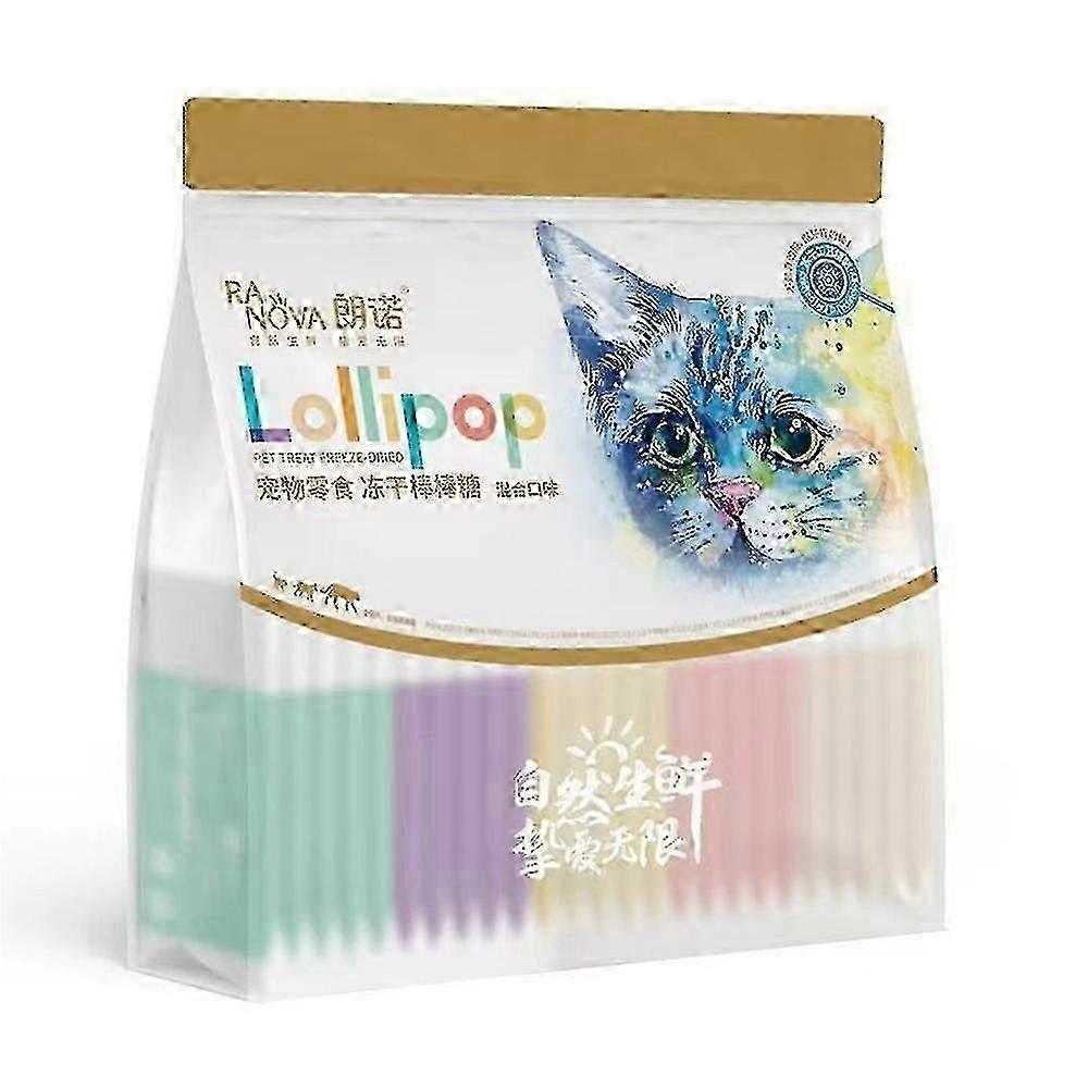 2024 New Freeze Dried Lollipop Lickable Wet Cat Treats for Pets