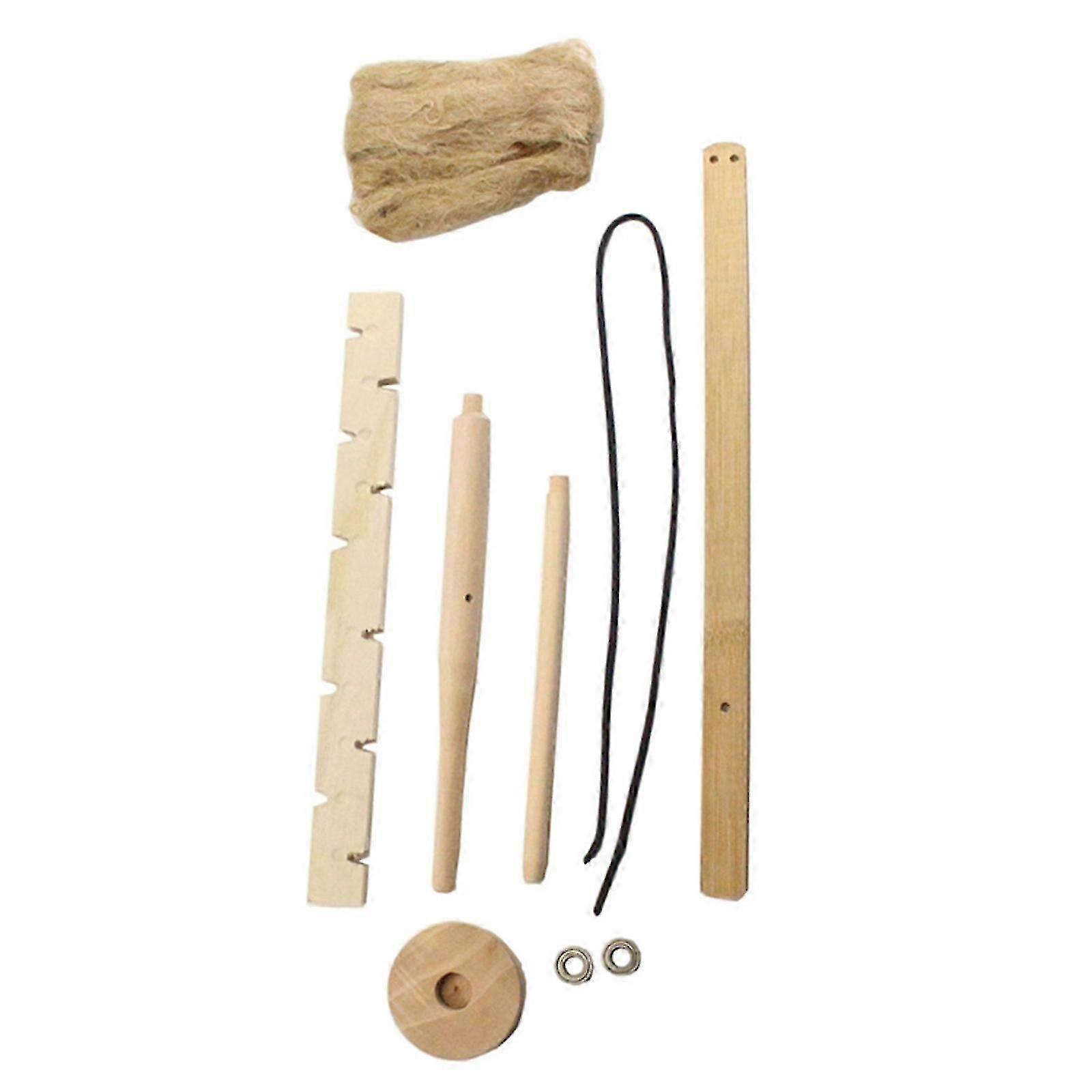 Portable Bow Drill Friction Fire Starter Primitive Wood Outdoor Survival Drilling Tool Kits for Camping Hiking Emergency Use